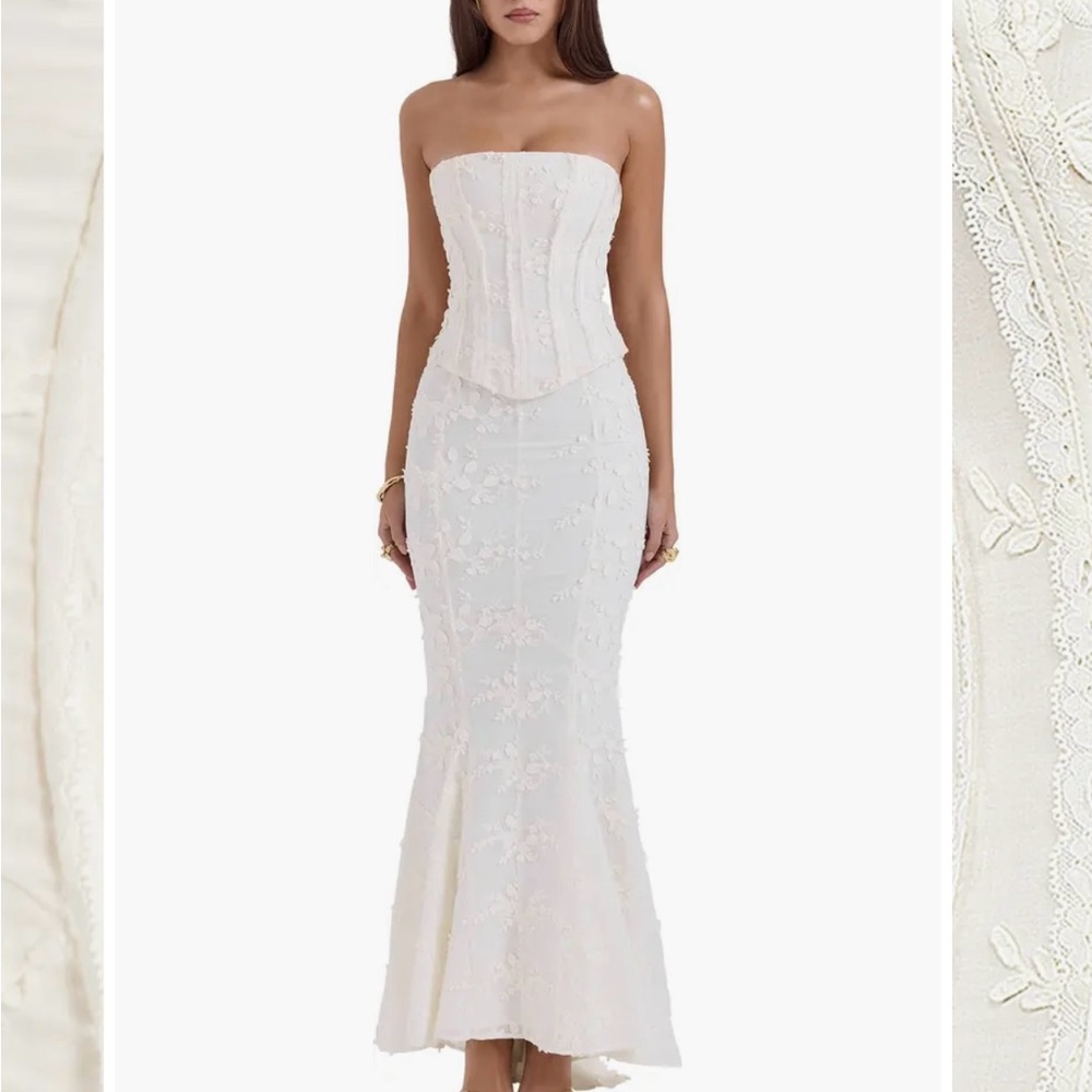 NWT House of CB Veronica/ Dakota corset and maxi skirt set